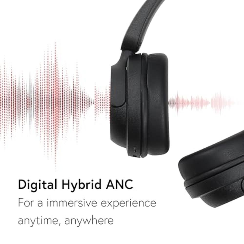 Premium Digital Hybrid Active Noise Cancelling Wireless – Close-up Detail