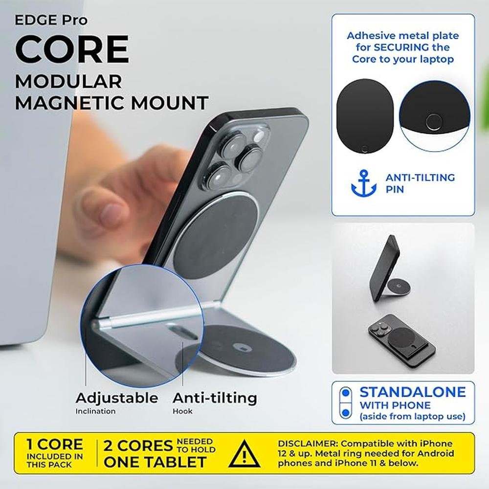 Magsafe Rolling: Premium Magnetic Mount Phone Holder Stand – Close-up Detail