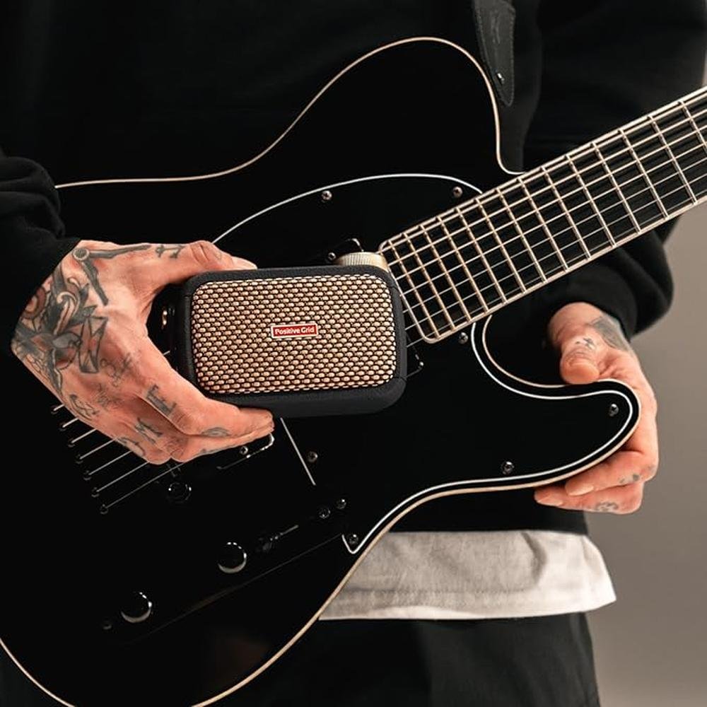 Best Portable Guitar Amp: Positive Grid Spark GO 5W – In Use