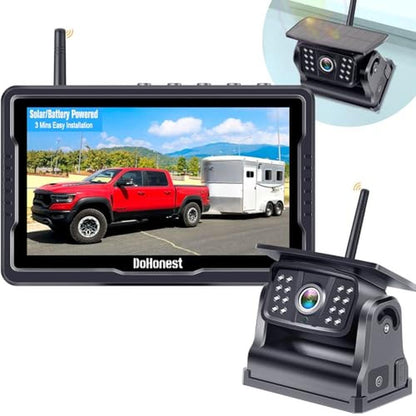 Camera Backup: DoHonest R50 Wireless Solar Magnetic – Front View