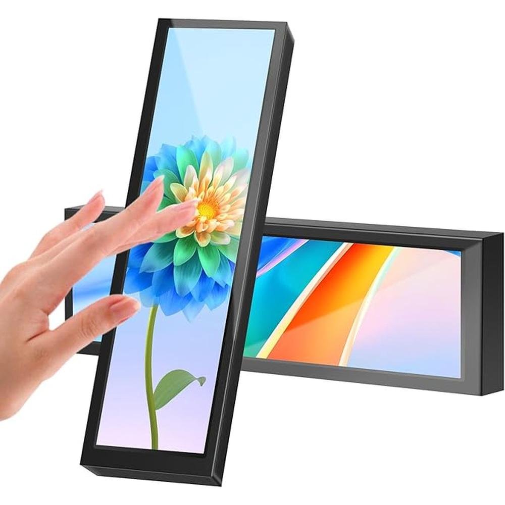 Monitor Temperature: 8-inch Small Touchscreen Monitor PC – Front View