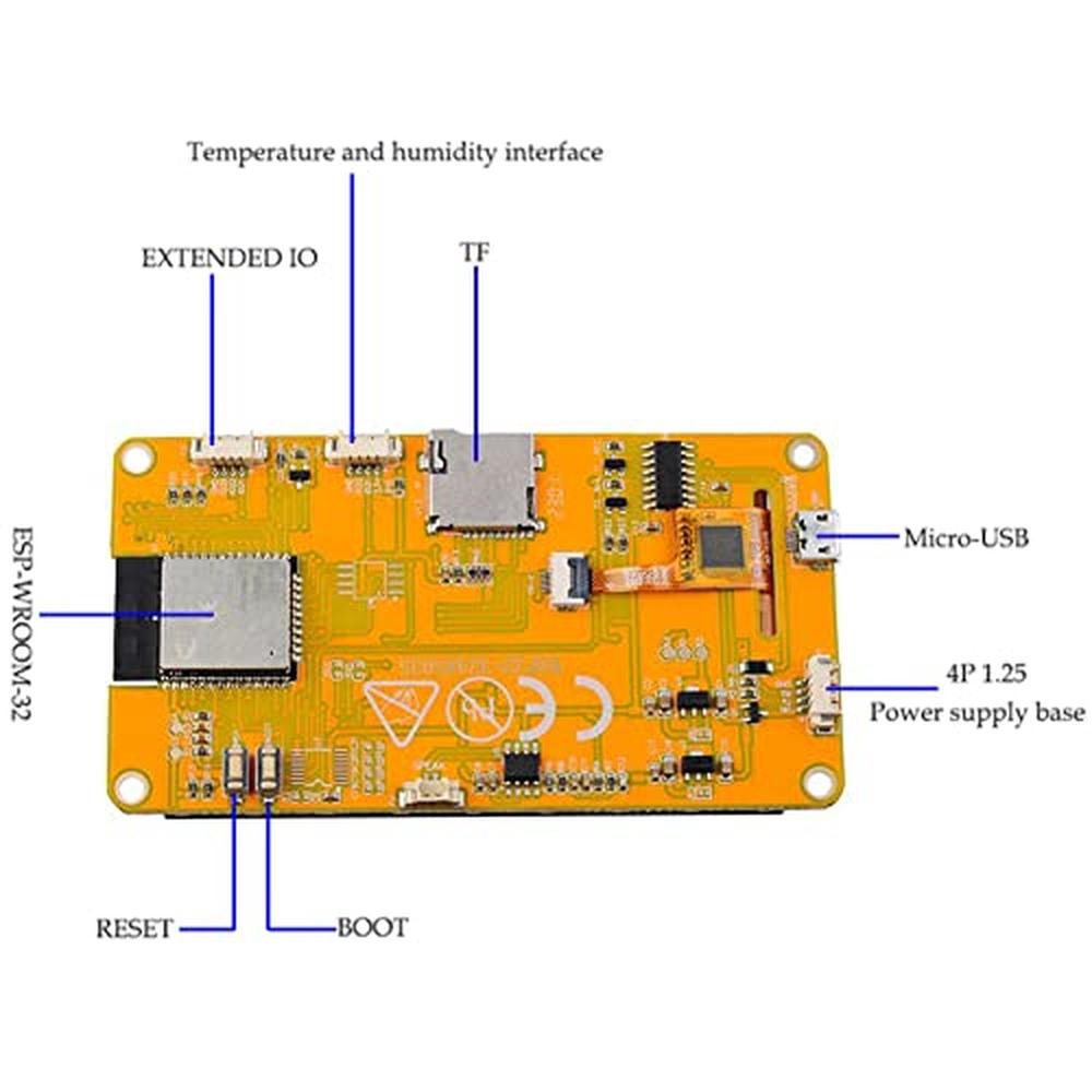 ESP32 DIYMall Module: DIYMall 3.5 Inch ESP32 Display Module – Close-up Detail
