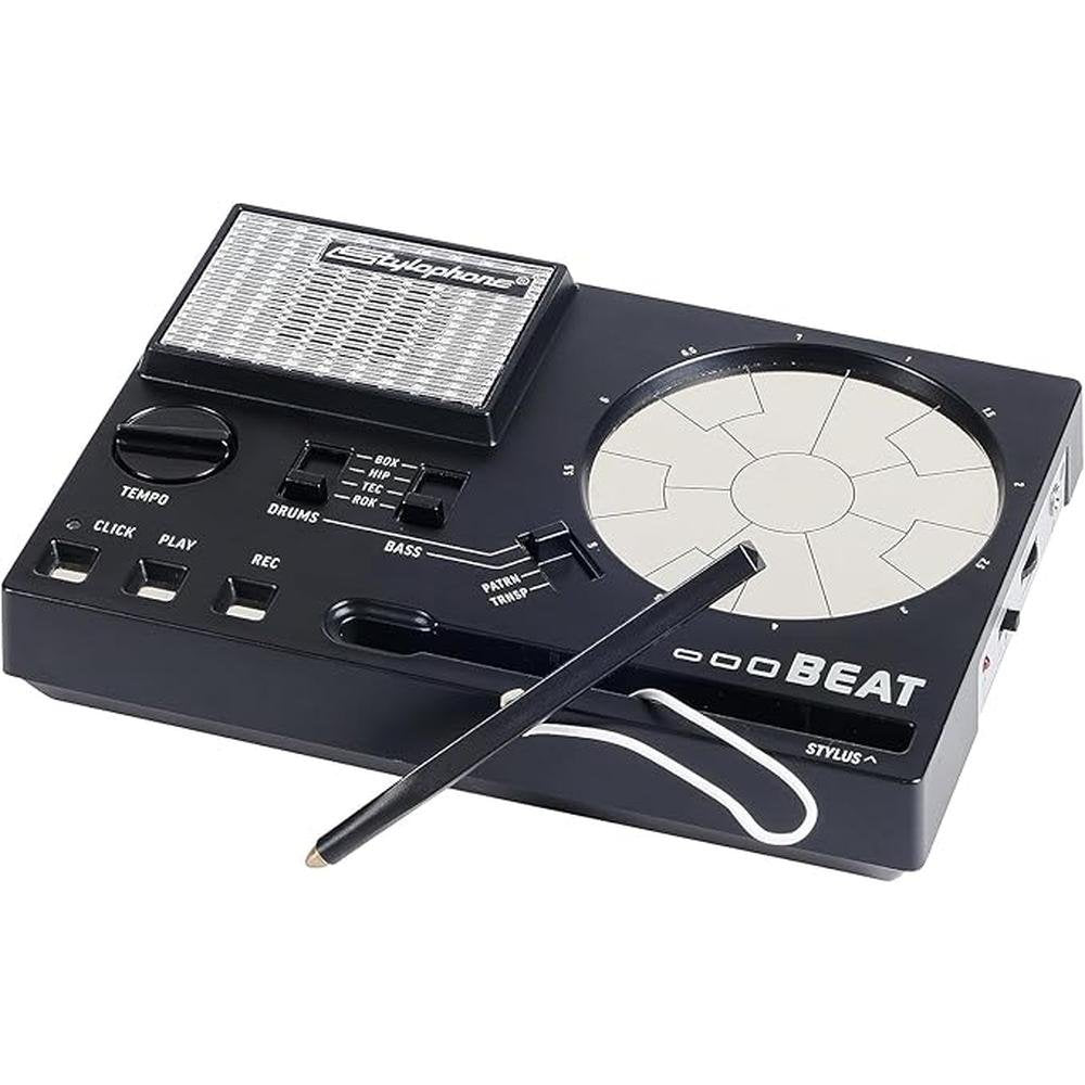Drum Machine: Stylophone Beat Compact Stylus Drum Machine – Front View