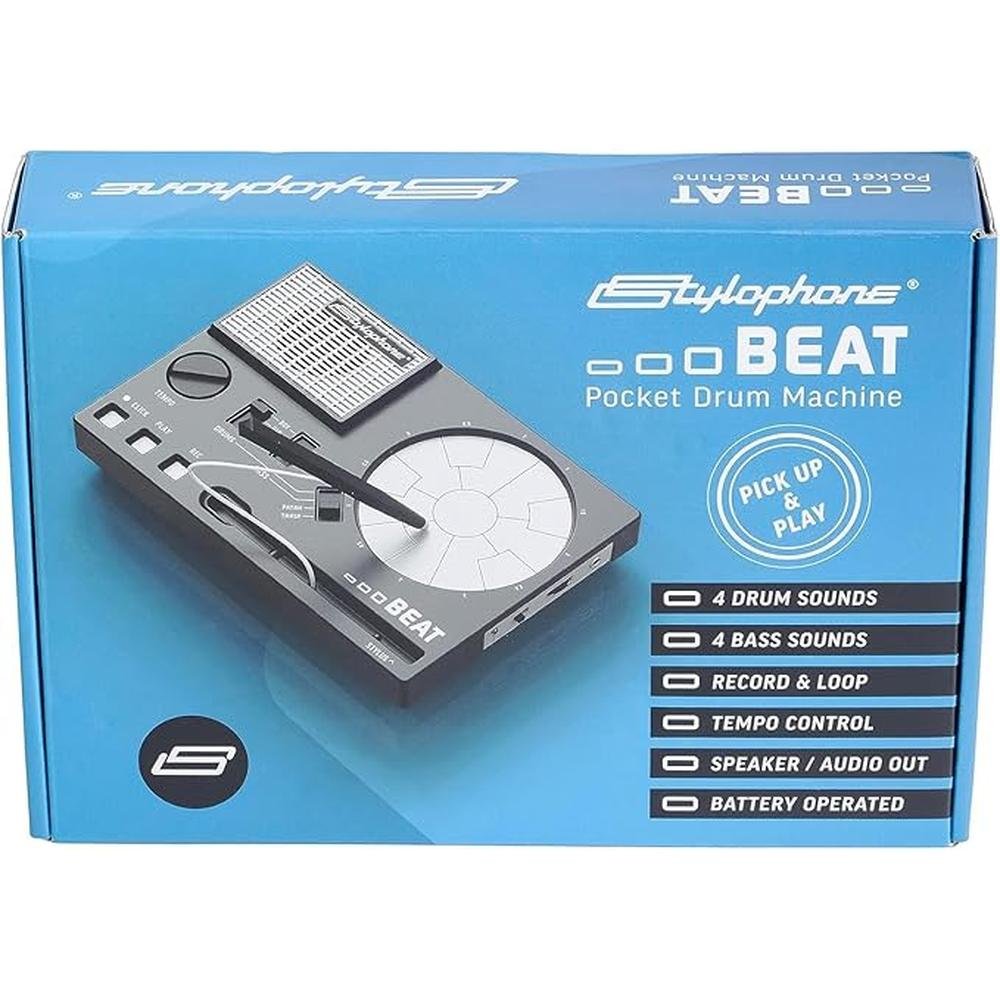 Drum Machine: Stylophone Beat Compact Stylus Drum Machine – Packaging