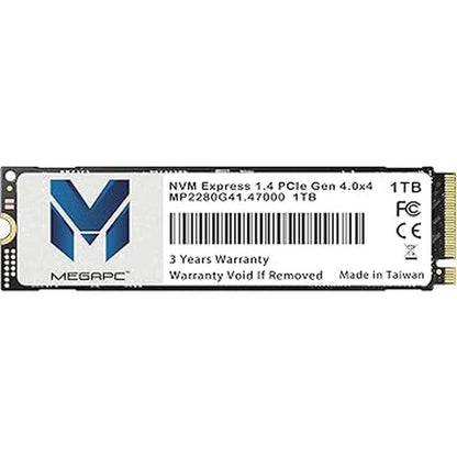 PCIe 1TB NVMe M.2 2280 Internal Solid State Hard Drive – Front View