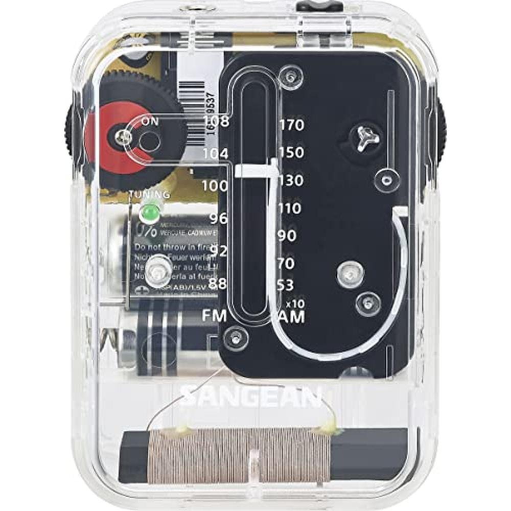 Sangean SR-32CL: Premium AM/FM Pocket Analog Radio – Front View