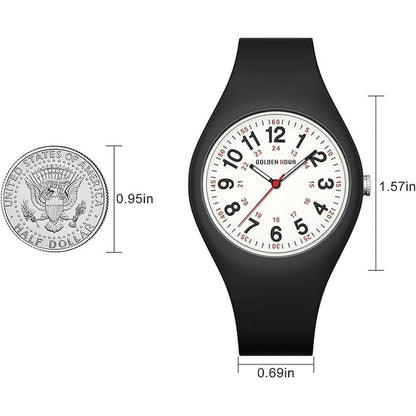 Golden Hour: Premium Unisex Watches – Side View