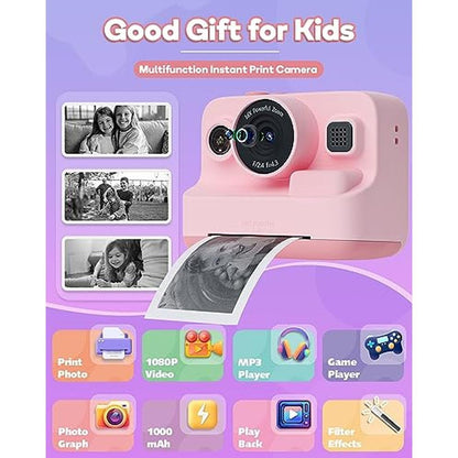 Instant Print Cameras for Kids – Side View