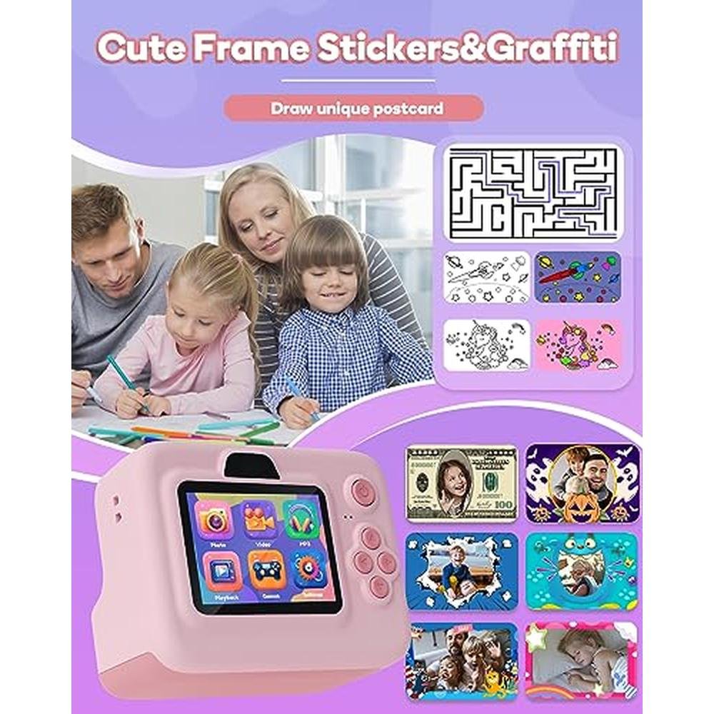 Instant Print Cameras for Kids – Close-up Detail