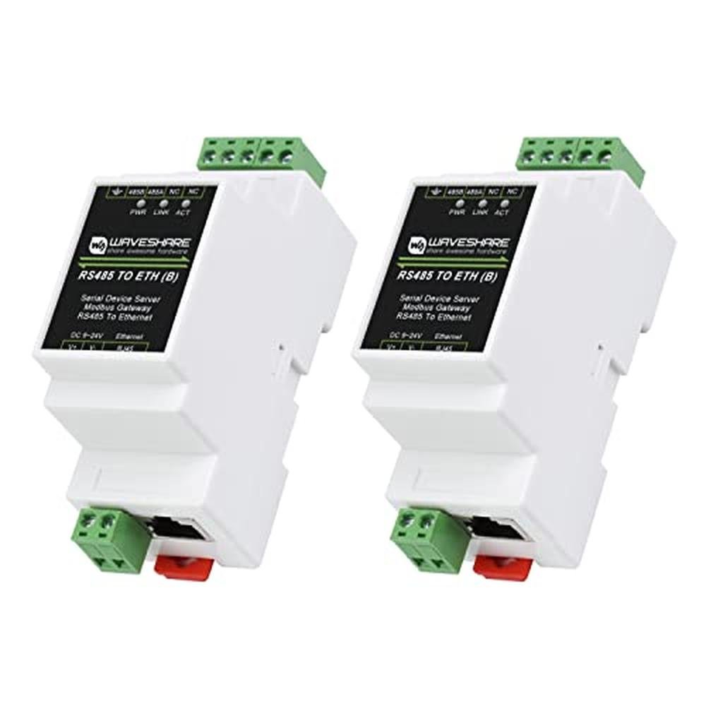 Serial Waveshare: Waveshare Industrial Serial Server RS485 – Front View