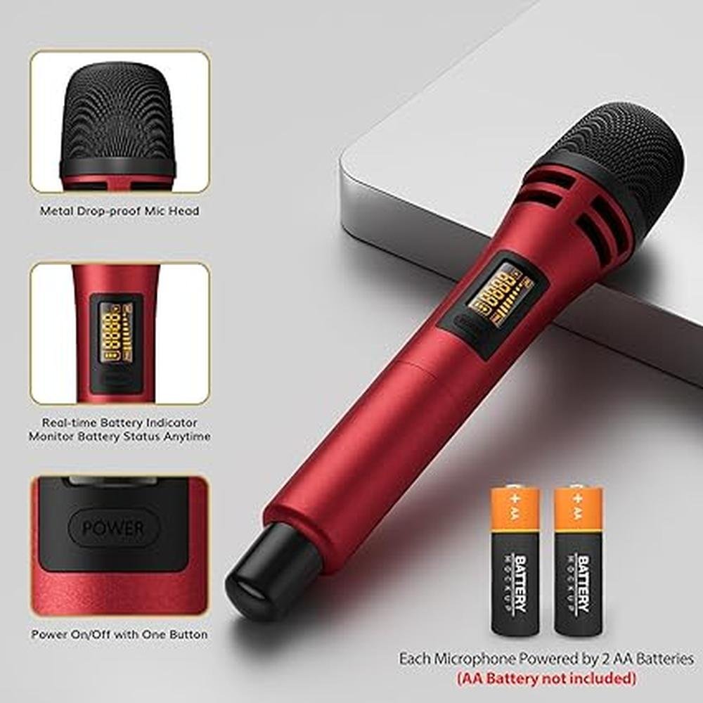TONOR Microphones: TONOR TW320 UHF Dual Karaoke Microphone – Packaging