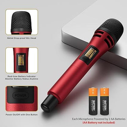TONOR Microphones: TONOR TW320 UHF Dual Karaoke Microphone – Packaging