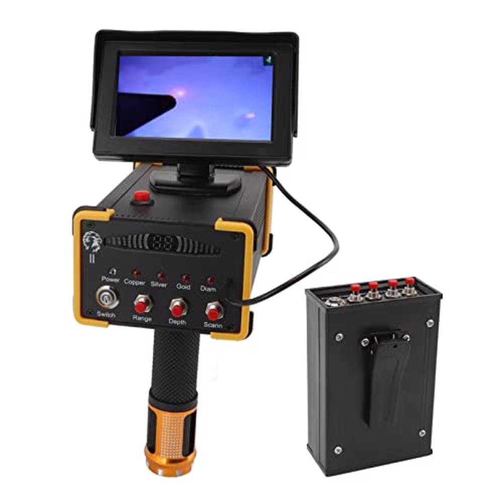 Metal Detector: Professional Gold Finder Scanner Device 15m – Front View