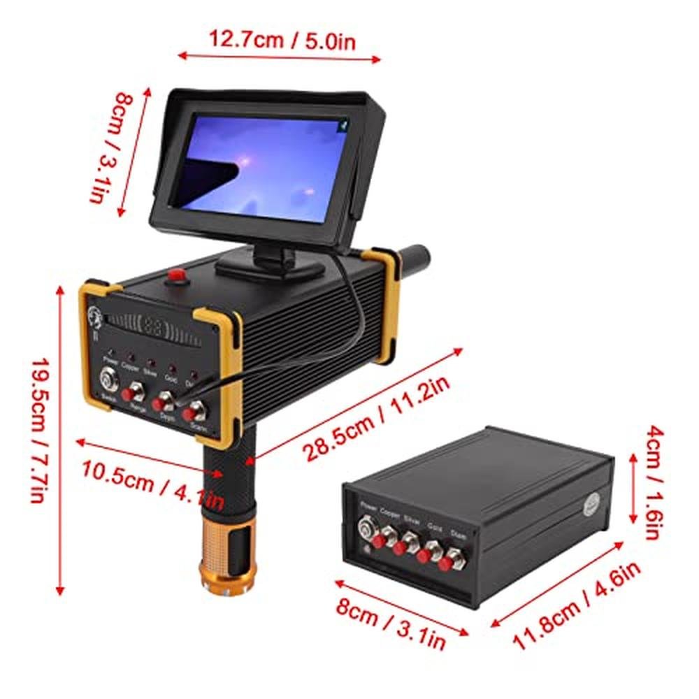 Metal Detector: Professional Gold Finder Scanner Device 15m – In Use