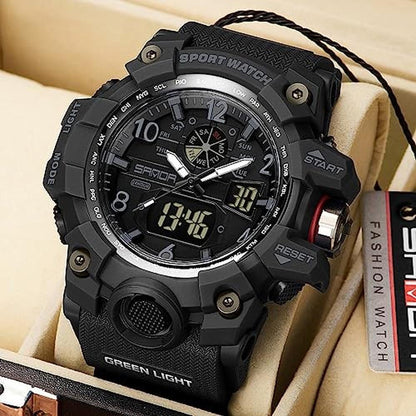 Men Aimes: AIMES Men's Watches Sports Outdoor Waterproof – Close-up Detail