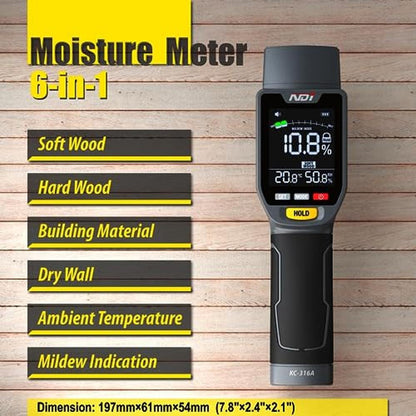 High-Performance Moisture Meters – Close-up Detail