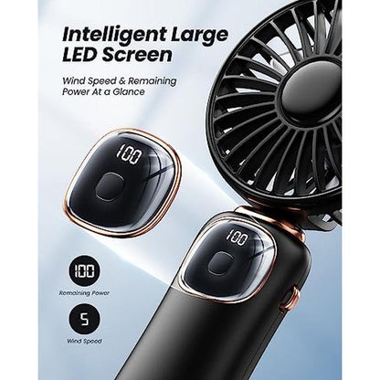 Fan ColdSky: ColdSky Portable Handheld Fan 4000mAh Battery – Close-up Detail