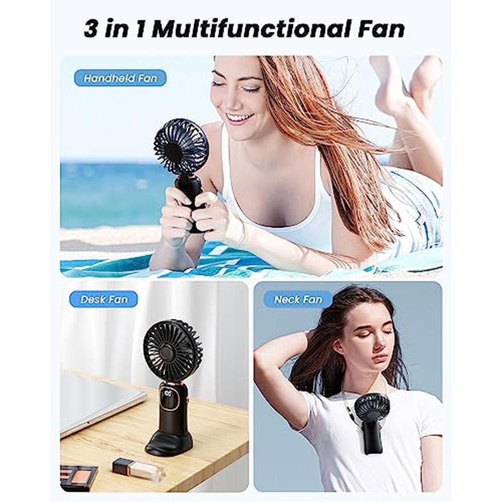 Fan ColdSky: ColdSky Portable Handheld Fan 4000mAh Battery – In Use