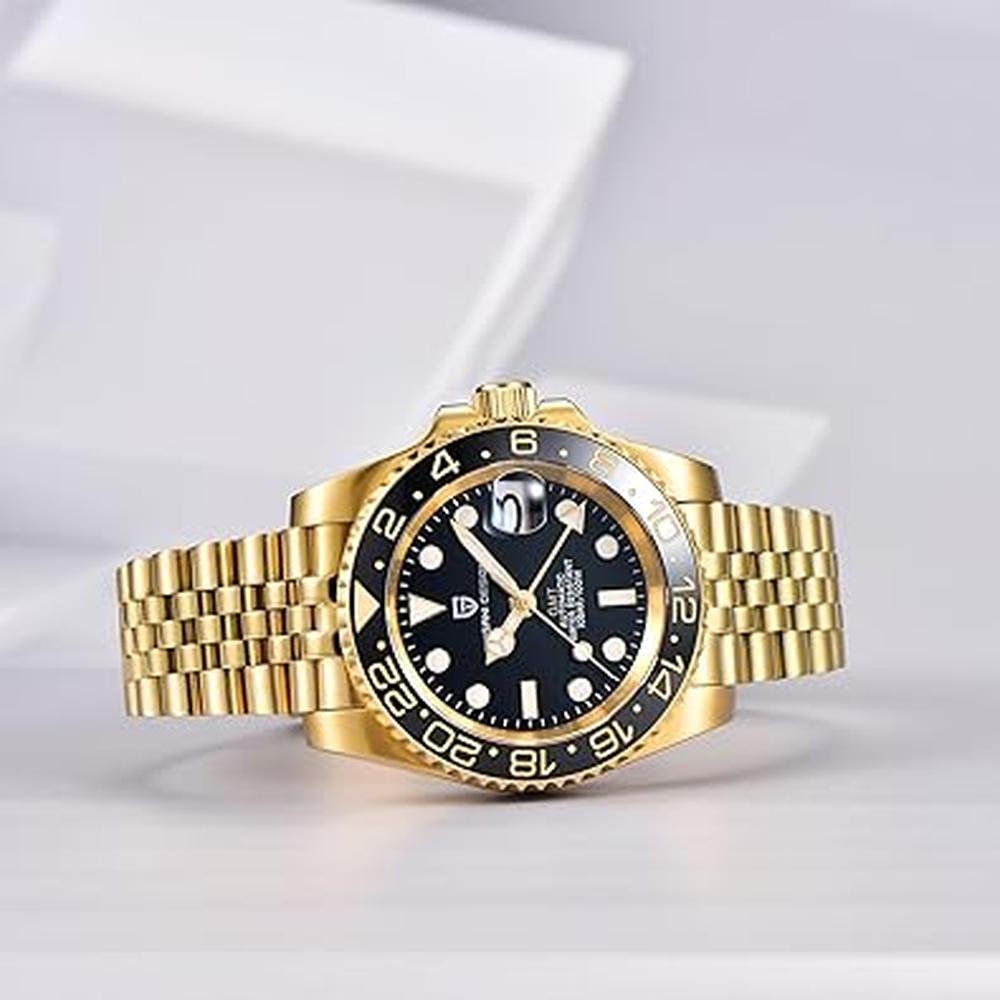 Men Watch: BY BENYAR Pagani Design Men GMT Automatic Watch – In Use