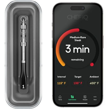Meat Thermometer: CHEF iQ Sense Smart Wireless Ultra-Thin – Front View