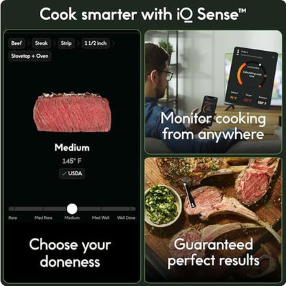 Meat Thermometer: CHEF iQ Sense Smart Wireless Ultra-Thin – Side View