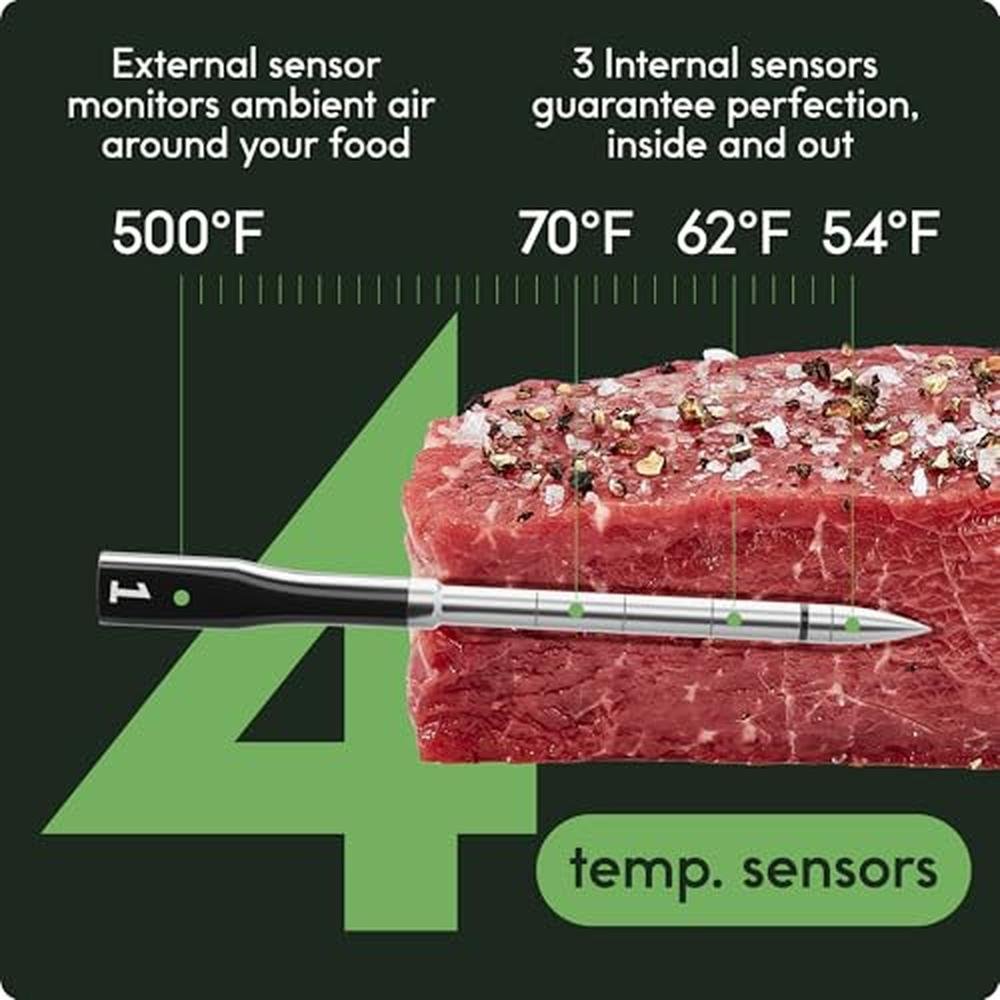 Meat Thermometer: CHEF iQ Sense Smart Wireless Ultra-Thin – Close-up Detail