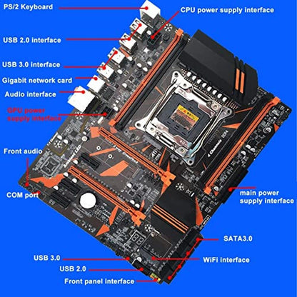 Motherboard Computer: High-End Desktop Motherboard 10 – Side View