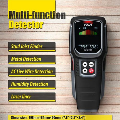 Stud Laser: NDI 5in1 Stud Finder Wall Scanner with Laser – Packaging