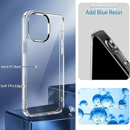 Case Clear: iPhone 15 Pro Transparent Shockproof Phone Case – In Use