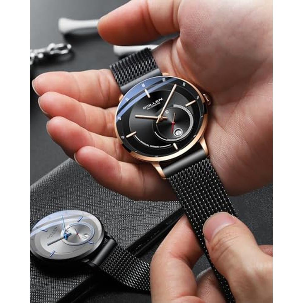 SOLLEN Minimalist Watches for Men – Close-up Detail