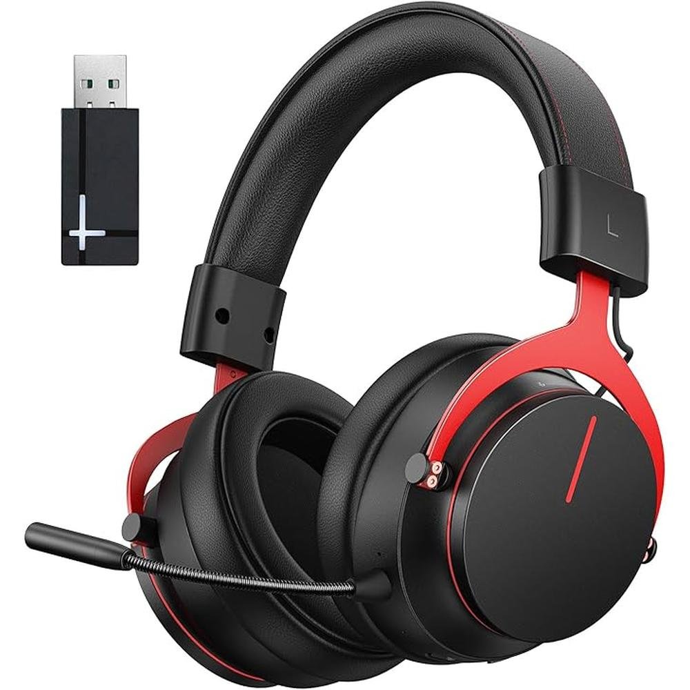 Inwa PS5 Headset Wireless with Game/Chat Balance Mixer – Front View