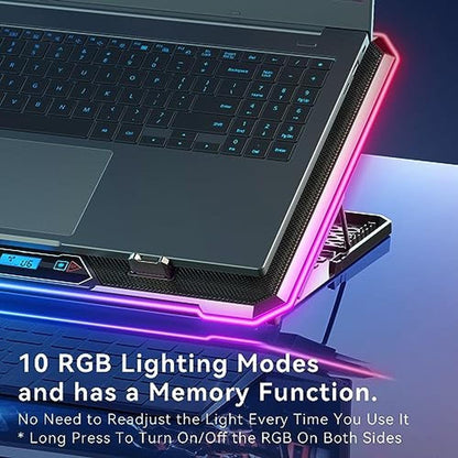Laptop Cooling: Kyolly RGB Laptop Cooling Pad Gaming Laptop – Close-up Detail