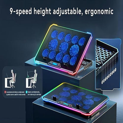 Laptop Cooling: Kyolly RGB Laptop Cooling Pad Gaming Laptop – Packaging
