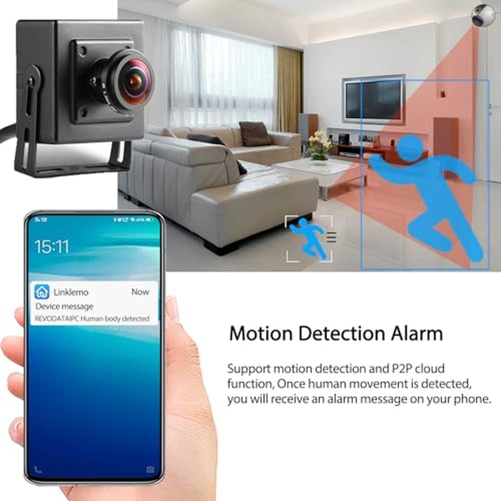 Audio Fisheye: REVODATA 5MP Mini POE IP Camera – Packaging