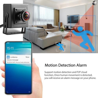 Audio Fisheye: REVODATA 5MP Mini POE IP Camera – Packaging