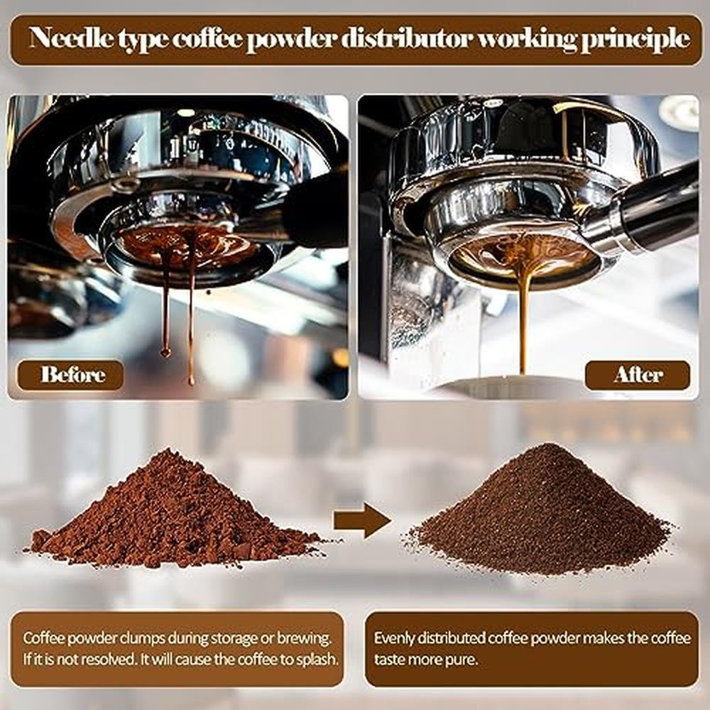 Premium Espresso Distribution – Close-up Detail