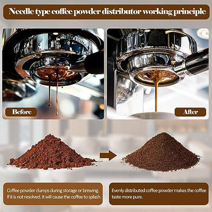 Premium Espresso Distribution – Close-up Detail
