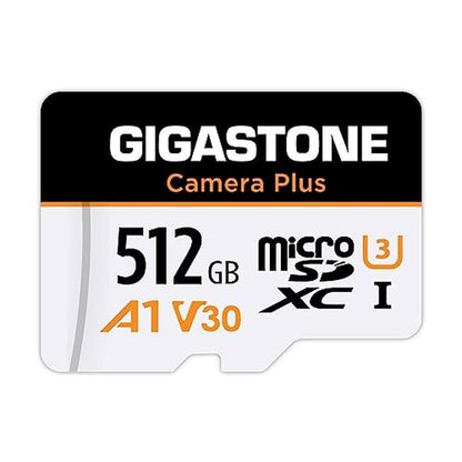 Camera Gigastone: GIGASTONE 512GB Micro SD Card Camera Plus – Front View