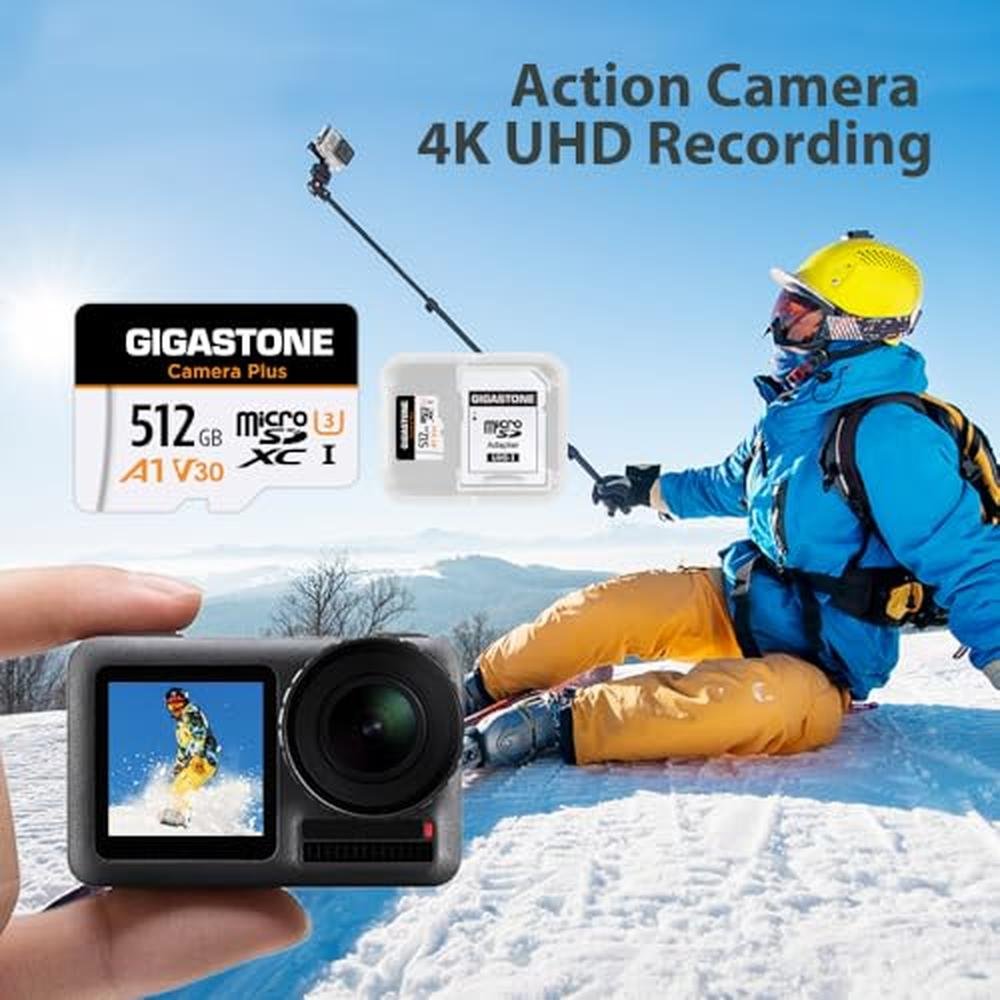 Camera Gigastone: GIGASTONE 512GB Micro SD Card Camera Plus – In Use