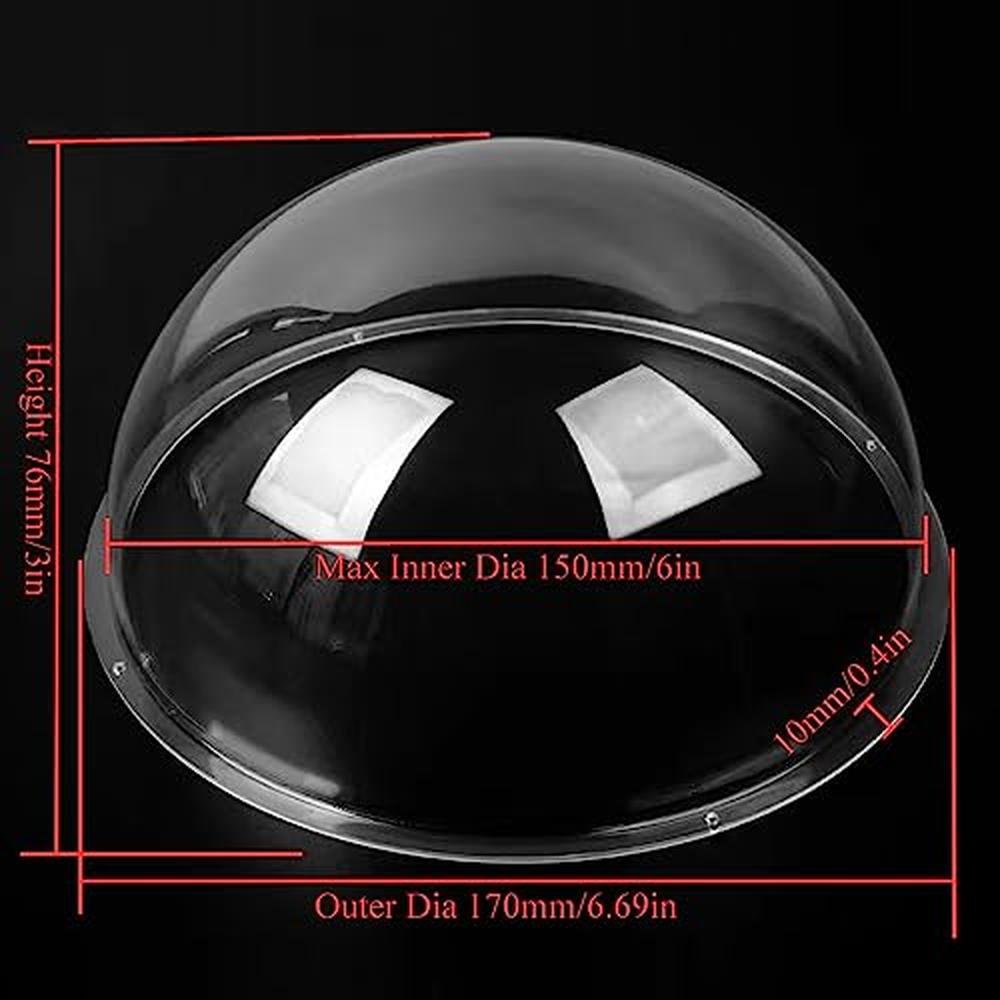 Camera Window: LOTOWELZON 6inch Acrylic Replacement – Side View