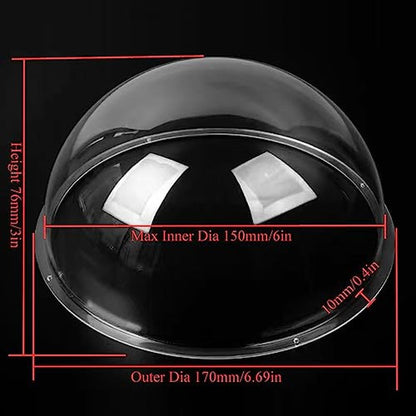 Camera Window: LOTOWELZON 6inch Acrylic Replacement – Side View