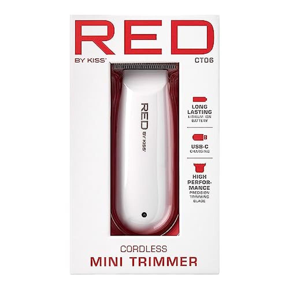 Hair Red Color: Kiss Hair Clipper Mini Cordless Trimmer – Side View