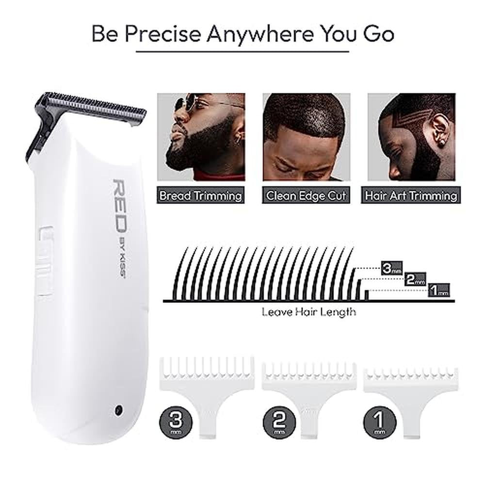 Hair Red Color: Kiss Hair Clipper Mini Cordless Trimmer – In Use