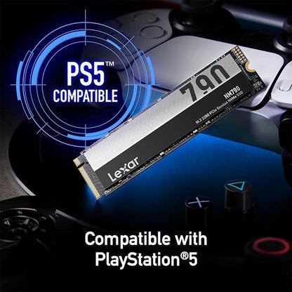 Lexar 1TB NM790 SSD: PCIe Gen4 NVMe M.2 2280 Internal Solid – Side View