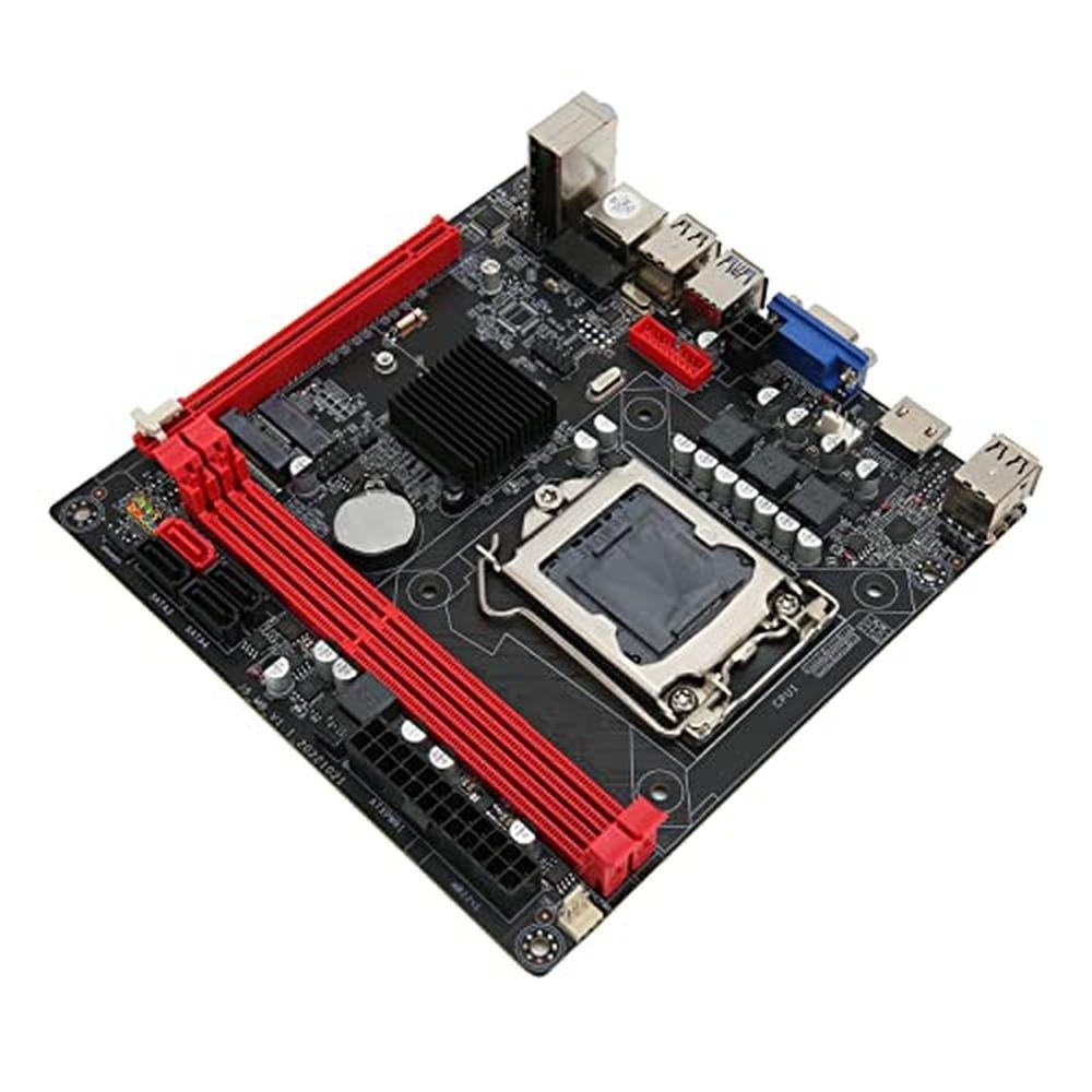 ATX Motherboard: B75A DDR3 Memory Desktop Mainboard – Front View