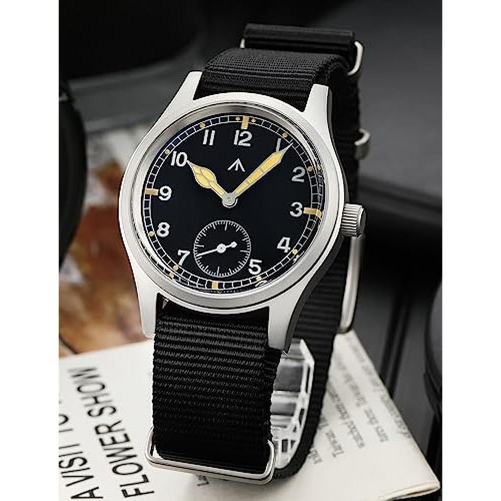 TACTICAL FROG Militado D12 Military Mens Watch VD78 Quartz – Side View
