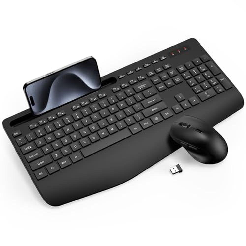 Wireless Keyboard Mouse Combo – Front View