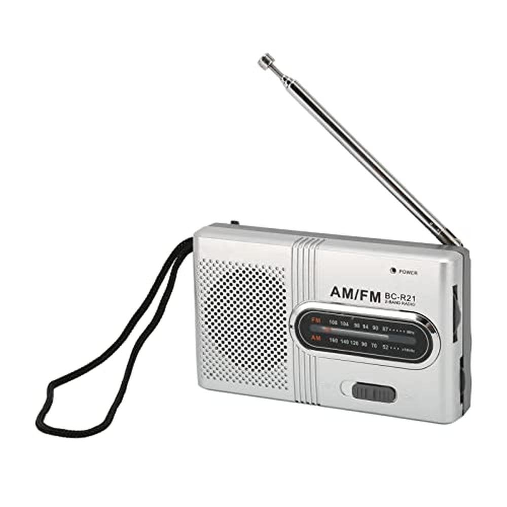 Radio Portable: AM FM Digital Pocket Radio with 5W Speaker – Front View