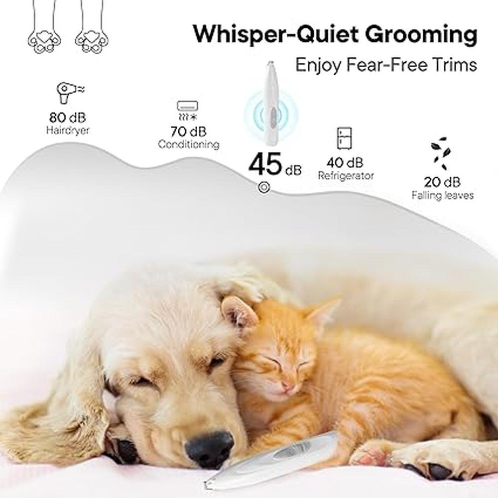 Dog Paw Trimmer: FURBONA Rechargeable Cordless Electric – Packaging