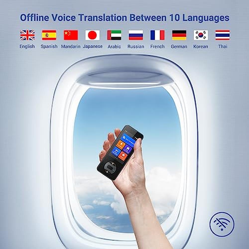 Translator W10: Anfier W10 PRO Offline Language Translator – Side View